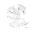 Haier QAS740RM4SS door & drawer parts diagram