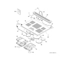 GE ZHP365ETV1SS cooktop diagram