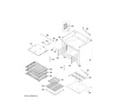 GE ZHP365ETV1SS oven cavity parts diagram