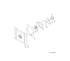 GE ZHP304ETV1SS convection fan diagram