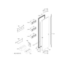 GE ZIF181NBRAII door diagram