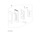 GE JVM3160RF8SS control parts diagram