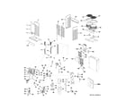 GE MVHQ120ME2CA1 room air conditioner diagram