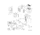 GE MVHQ120ME4CA1 room air conditioner diagram