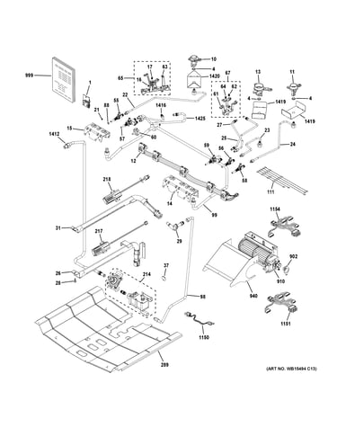 Gas & burner parts