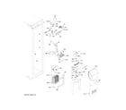 GE ZIF180NPKAII freezer section diagram