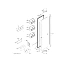 GE ZIF181NPPBII door diagram