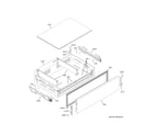 GE ZIC363IPVBRH convertible drawer diagram