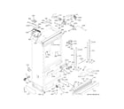 GE ZIC363IPVBRH case parts diagram