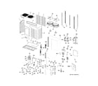 GE MVHQ192ME4CA1 room air conditioner diagram