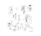 GE MVHQ072ME4CA1 room air conditioner diagram