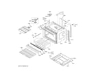 GE JKD3000DN3WW lower oven diagram