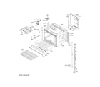 GE JKD3000SN3SS upper oven diagram