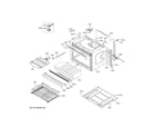 GE PKD7000SN5SS lower oven diagram