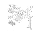 GE CTD90DP2N3S1 upper oven diagram