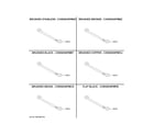 GE CTS90DP4N4W2 cafe customization diagram