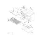 GE C2Y486P4T2W2 oven cavity parts diagram