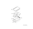 GE C2Y486P4T2W2 griddle assembly diagram