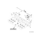 GE CGY366P4T2W2 control panel diagram