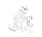 GE CGY366P2T2S1 body parts diagram