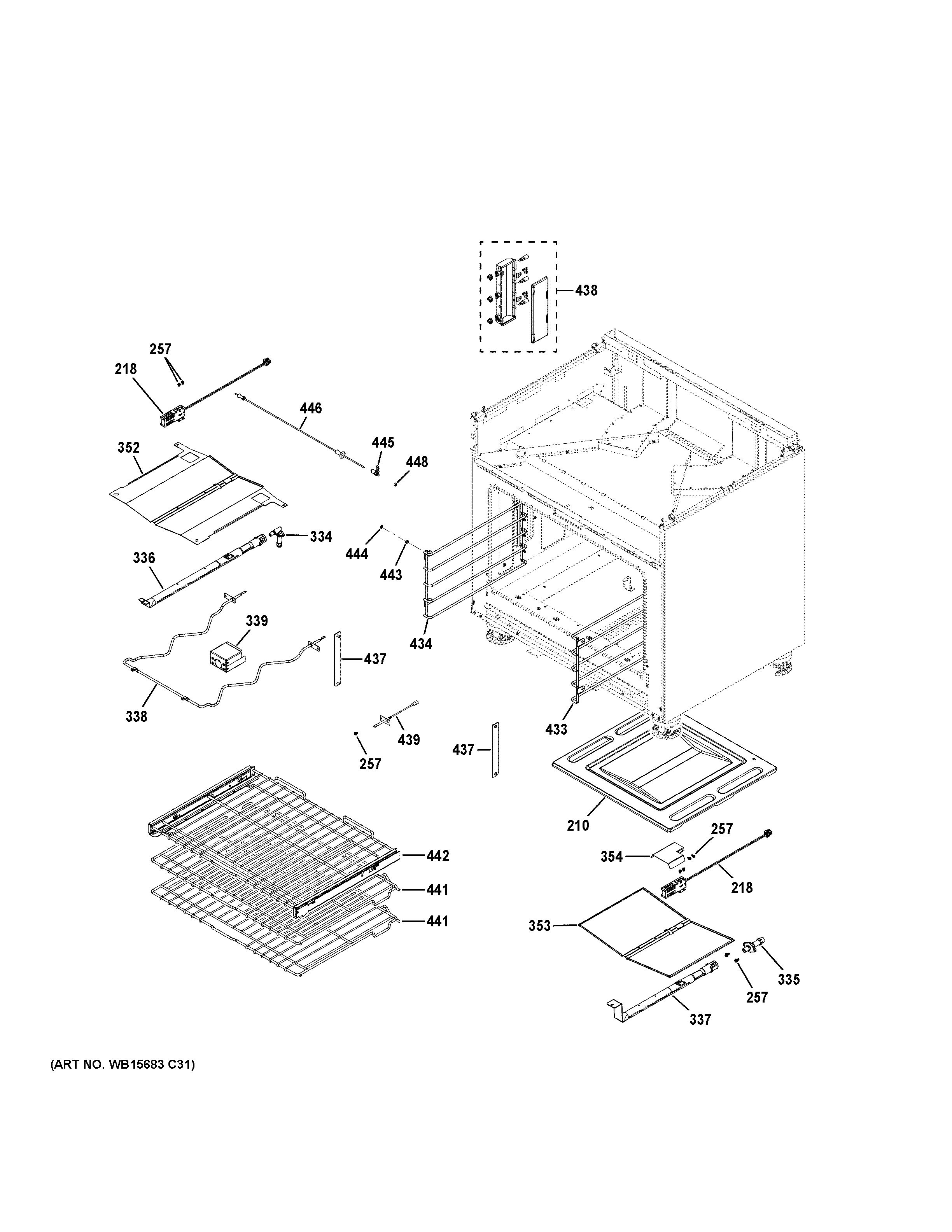 OVEN CAVITY PARTS