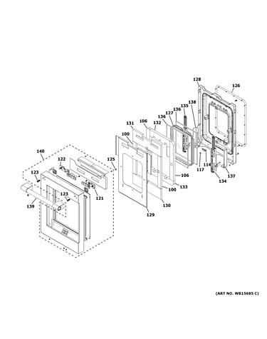 Small door assembly