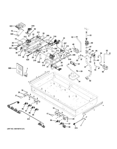 Gas & burner parts