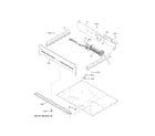 GE PTD9000BN5TS center spacer diagram