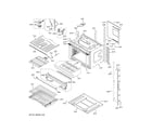 GE CTD90FP3N3D1 upper oven diagram