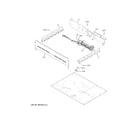 GE CTD90FP3N3D1 center spacer diagram