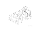 GE ZTD90DPSN3SS upper door diagram