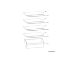 Hotpoint HUF13LTRCWW shelves & drawers diagram