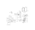 GE GWS04HAEFSS beverage center diagram