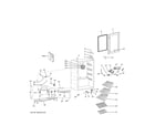 GE GVS04BQNDSS beverage center diagram