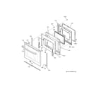 GE PHS93EYP1FS door diagram