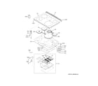 GE CHS90XM2N6S5 cooktop diagram