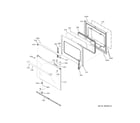 GE CHS90XM2N6S5 door diagram