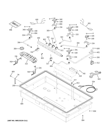 Gas & burner parts