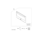 GE PSB9100SF6SS door parts diagram