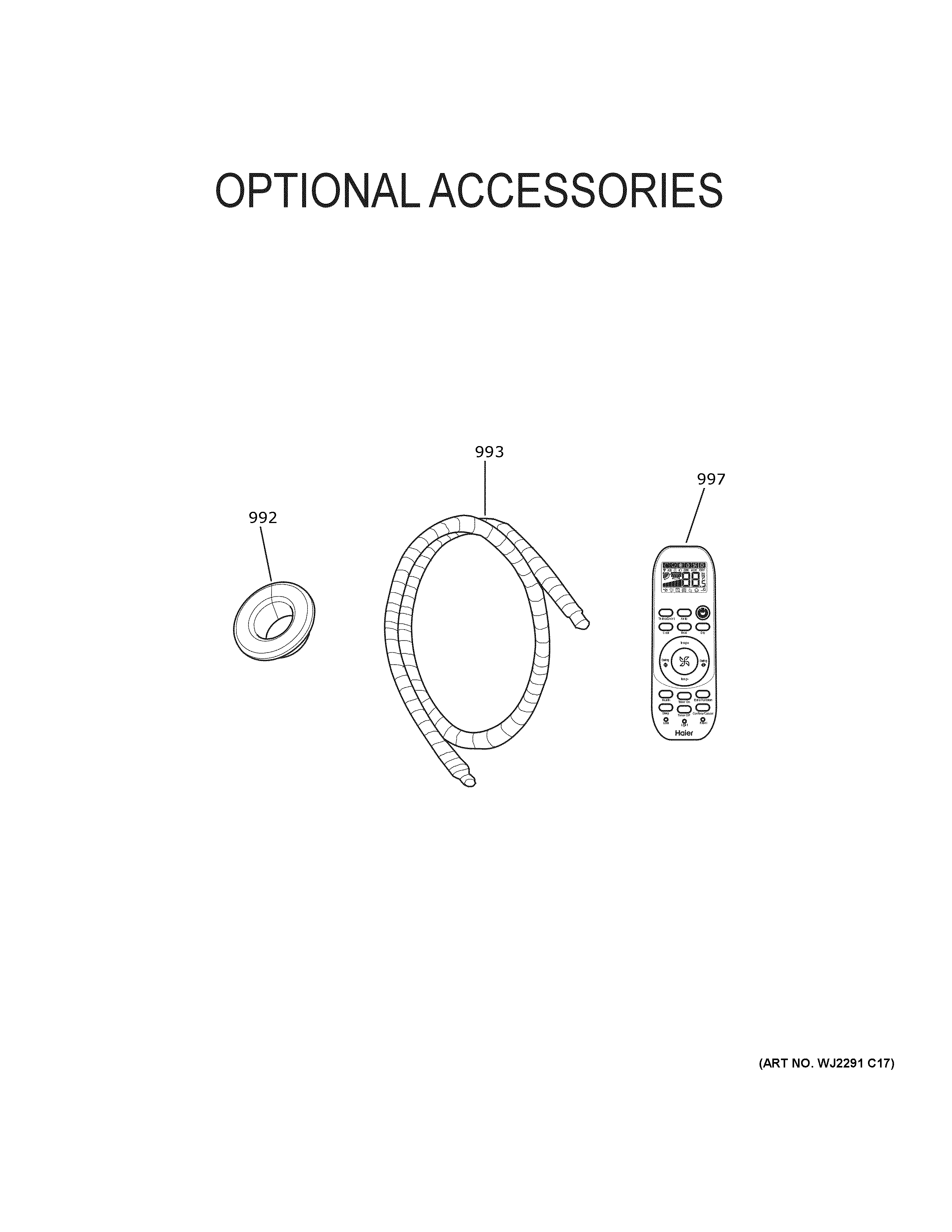 Optional accessories