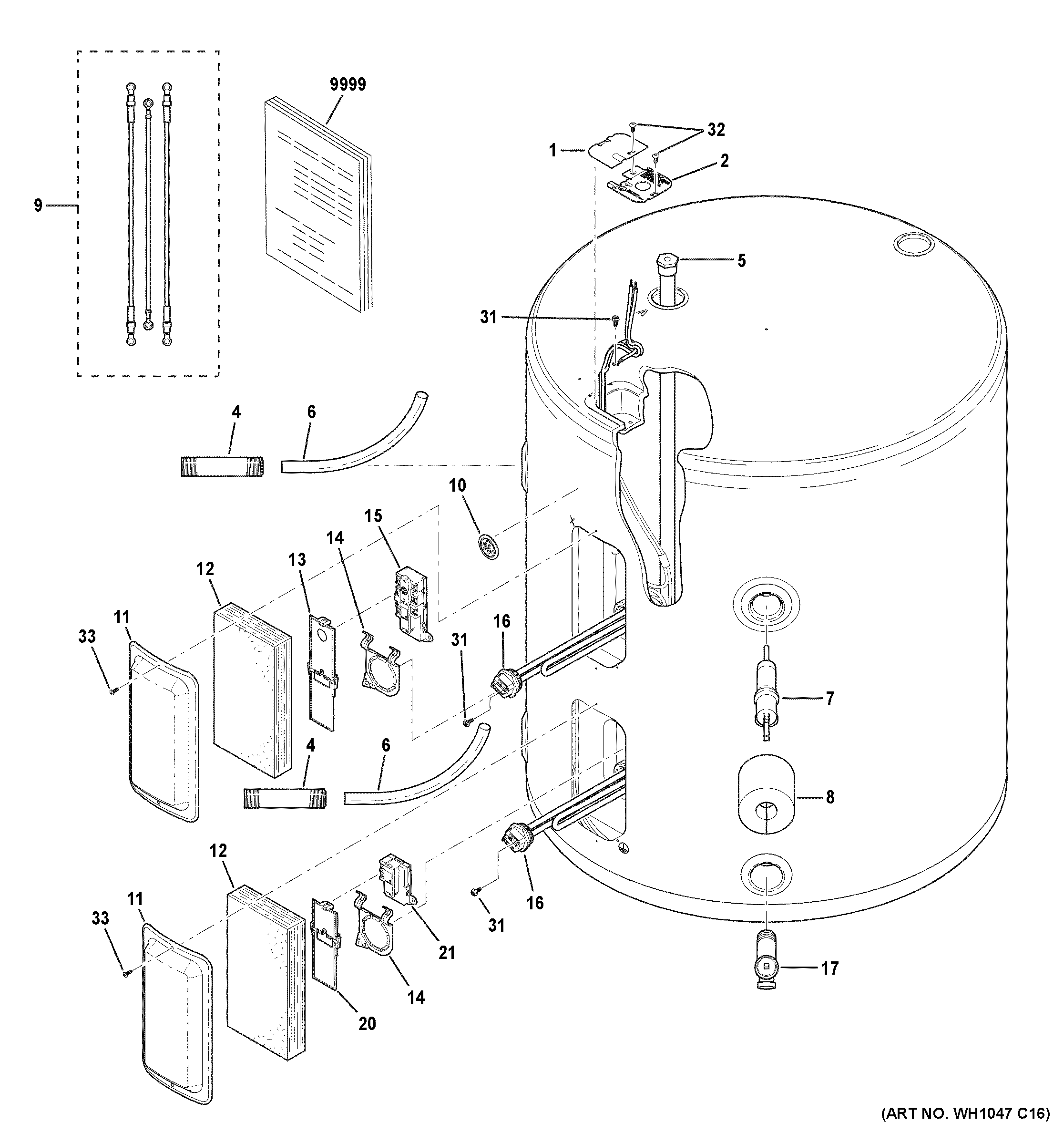 Water heater assembly