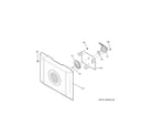 GE JB655DKCWW convection fan diagram