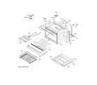 GE CKD70DP2N3S1 lower oven diagram