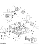 Blower, motor & condenser assembly