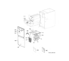 GE NF97U070V3B51 cabinet (1) diagram