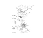 GE ZHU30RST1SS control panel & cooktop diagram