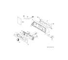 GE PTW800BPW0RS controls & backsplash diagram