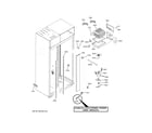 GE CSB42YP2NKS1 freezer section diagram