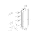 GE ZIF181NBRAII door diagram