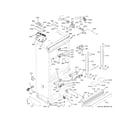 GE ZIP364IPVBII case parts diagram